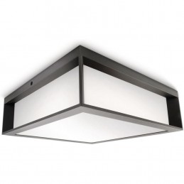 PHILIPSAPLICA EXTERIOR PHILIPS SKIES E27 2X 14W