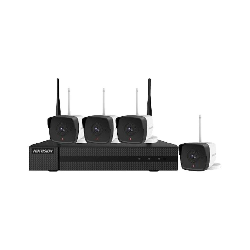 HIKVISIONKIT WIFI 4 CAM BULLET 2MP + NVR HIWATCH