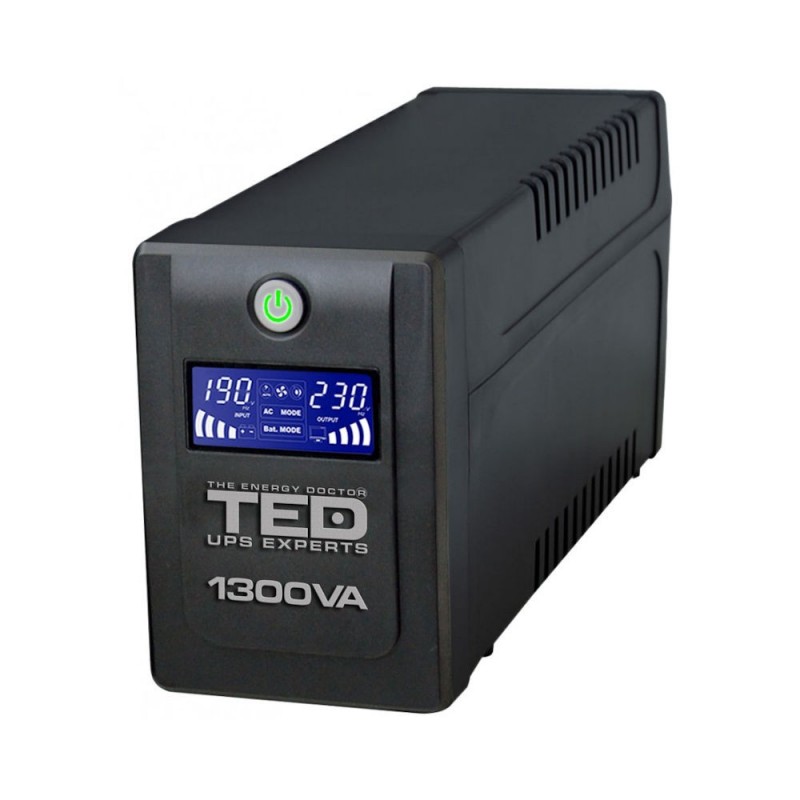 TEDUPS TED Electric 1600VA / 900W Line Interactive cu 4 iesiri schuko