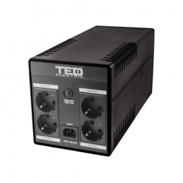 TEDUPS TED Electric 1600VA / 900W Line Interactive cu 4 iesiri schuko