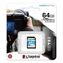 KINGSTONSD CARD KS 64GB CL10 UHS-I CANVAS GO PLS