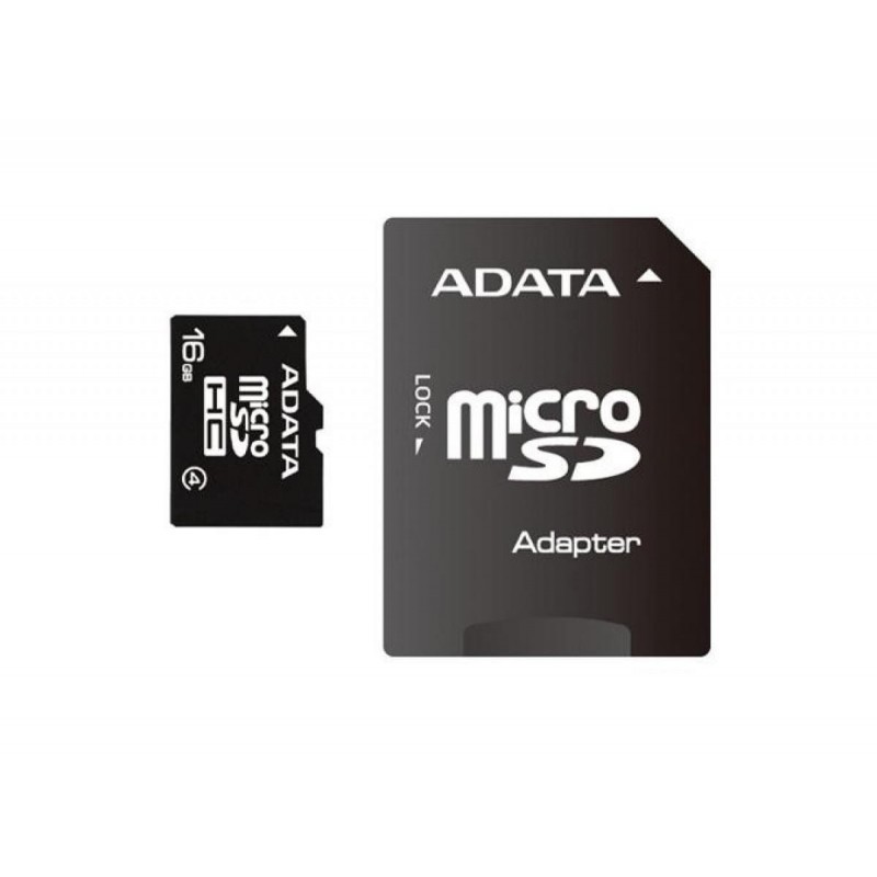 MICROSDHC 16GB CL4 ADATA AUSDH16GCL4-RA1
