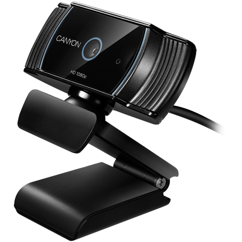 CANYONCANYON 1080P full HD 2.0Mega auto focus webcam with USB2.0 connector, 360 degree rotary view scope, built in MIC, IC Su...