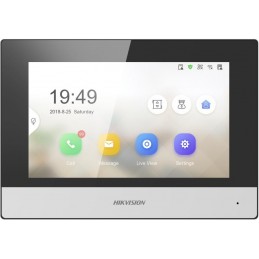 HIKVISIONMONITOR WIFI 7" COLOR CU TOUCH ALB