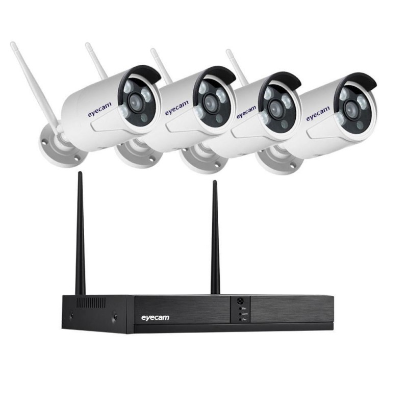 Sistem supraveghere Wireless Exterior 4 canale 2MP Eyecam M7