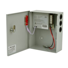 Sursa de alimentare 12V, 3A, back-up in cabinet metalic SDC-12-3B