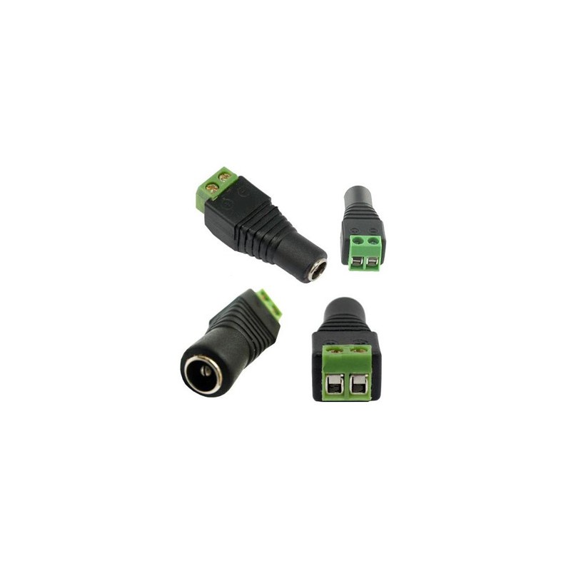 Conector de alimentare mama, 12V, cu surub SDC-CAM