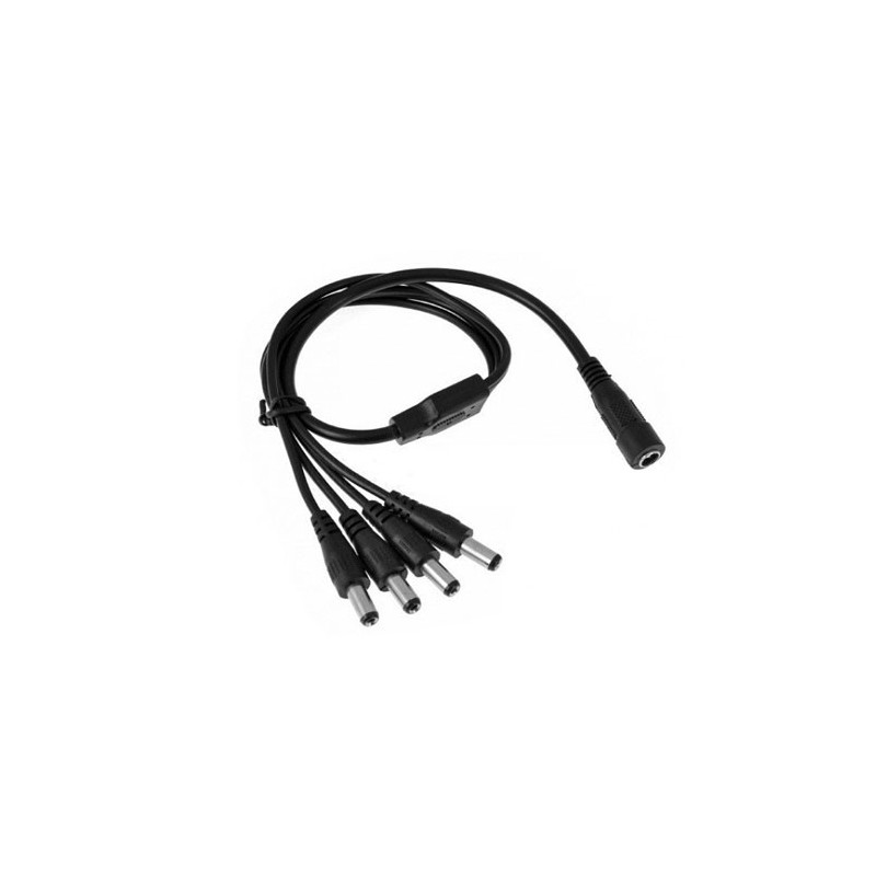 Conector de alimentare 12V, 1 intrare MAMA, 4 iesiri TATA CA-M1T4