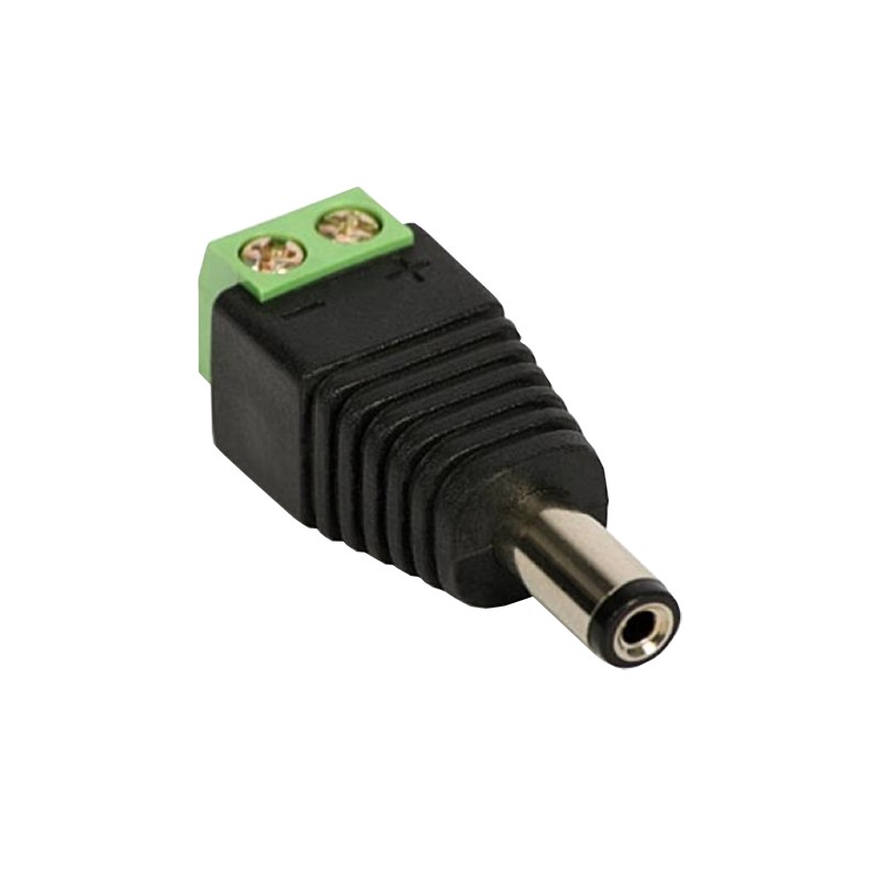 Conector de alimentare tata, 12V, cu surub SDC-CAT