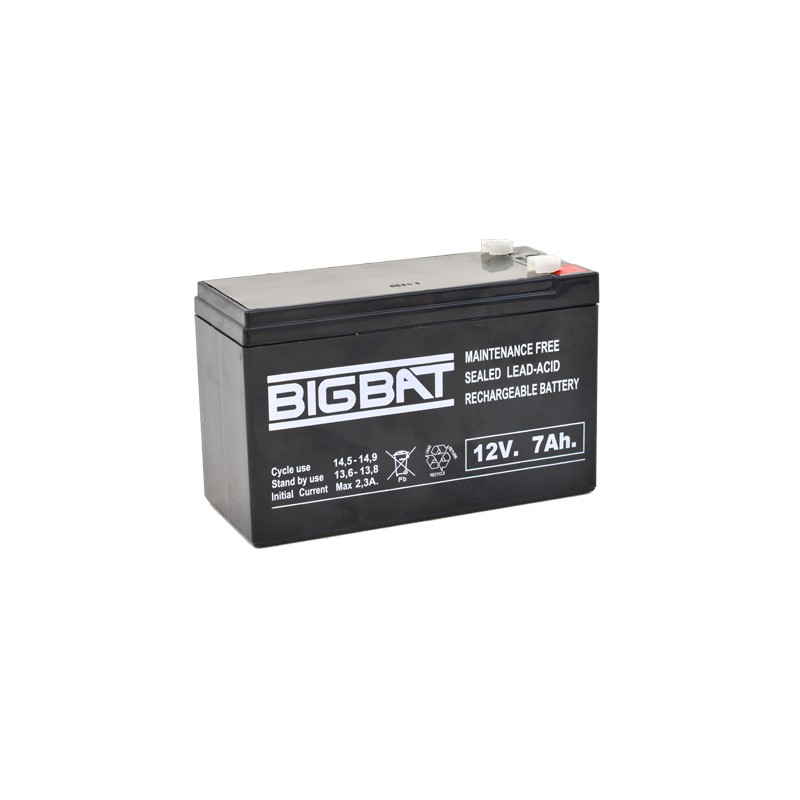 Acumulator BIG BAT 12V, 7 AH BB12V7 Acumulator BIG BAT 12V, 7 AH BB12V7