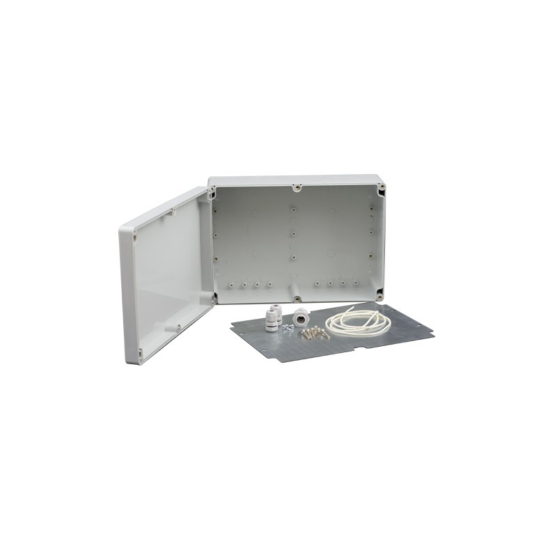 Doza exterior cu contraplaca metalica pentru montaj echipamente AWO604