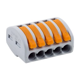 Conector derivatie tip WAGO 5 fire (10 buc.) W-415