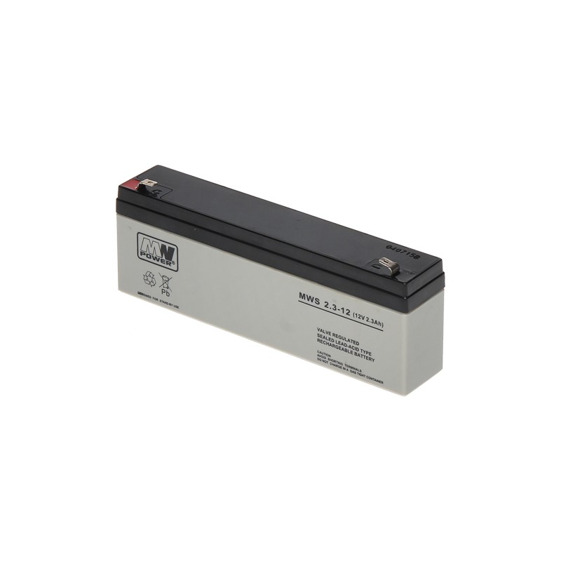 Acumulator 12V, 2.3Ah - MWS MWS12-2.3