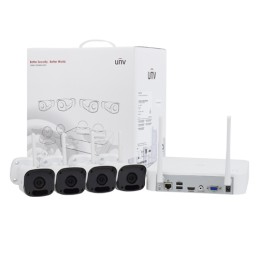 KIT WIFI 4 camere Bullet 2MP+ NVR - UNV KIT-2122F40W-4B