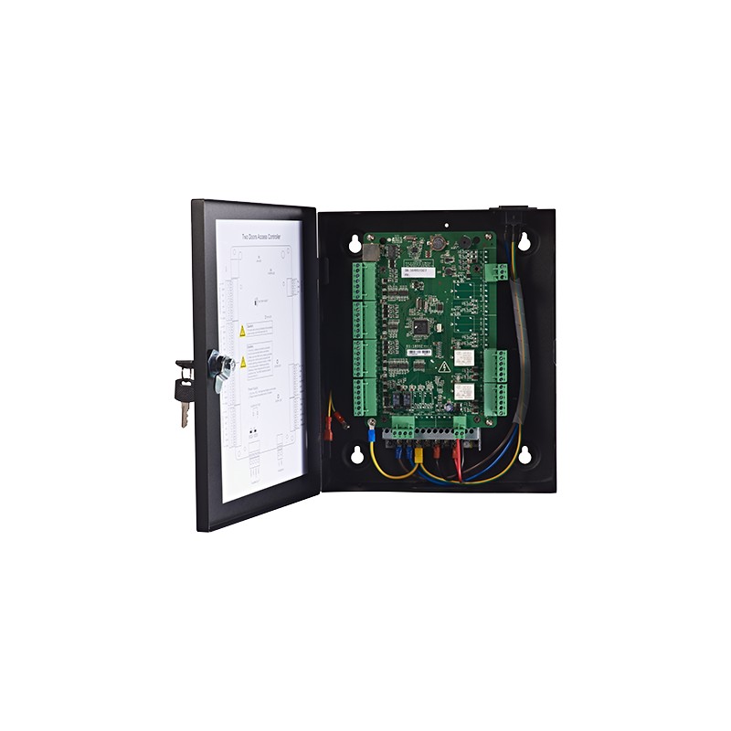Centrala de control acces pentru 2 usi bidirectionala, conexiune TCP/IP - HIKVISION DS-K2802