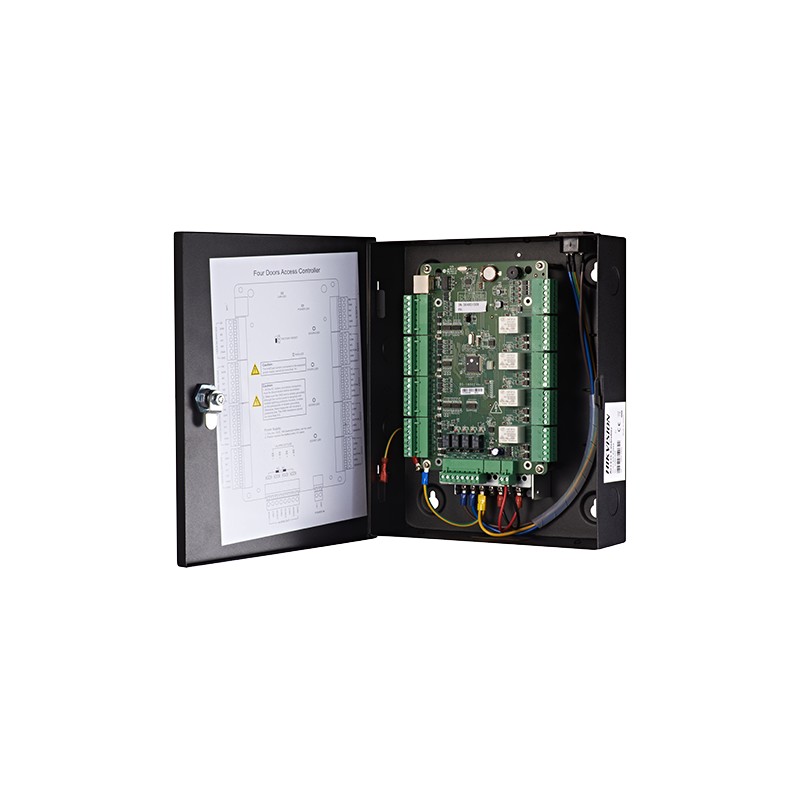 Centrala de control acces pentru 4 usi unidirectionale, conexiune TCP/IP -HIKVISION DS-K2804