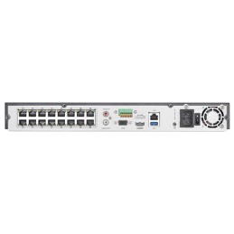 NVR AcuSense 16 canale 12MP + 16 PoE, tehnologie 'Deep Learning' - HIKVISION DS-7616NXI-I2-16P-4S