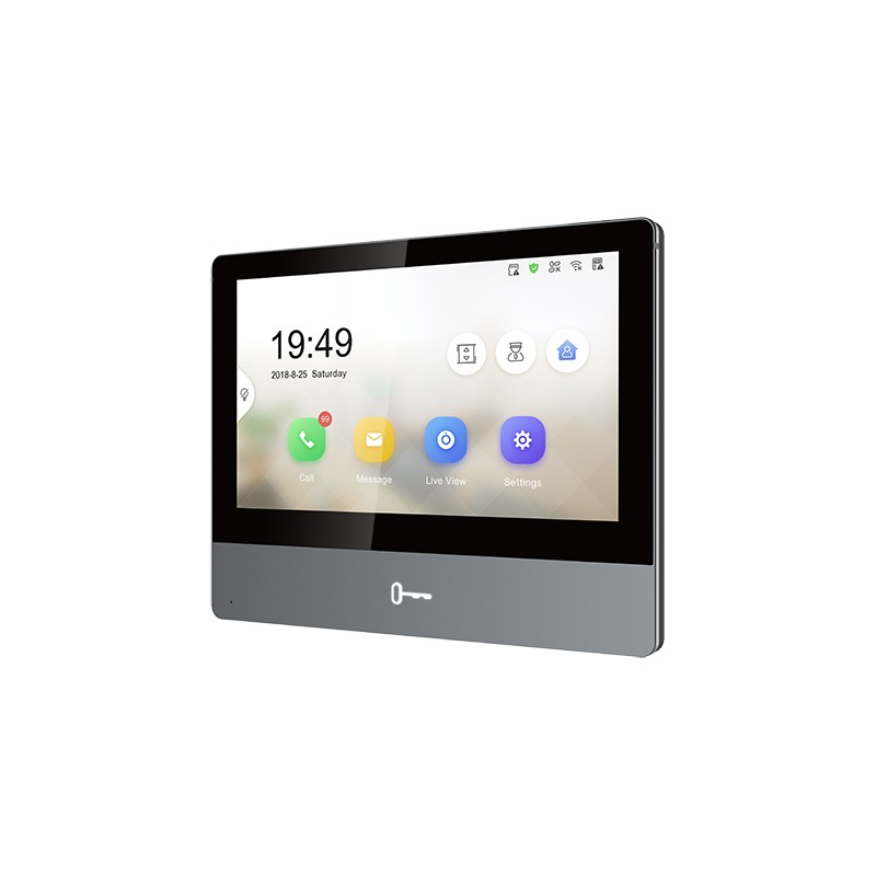 Monitor videointerfon TCP/IP Wireless, Touch Screen IPS-TFT LCD 7inch - HIKVISION DS-KH8350-WTE1