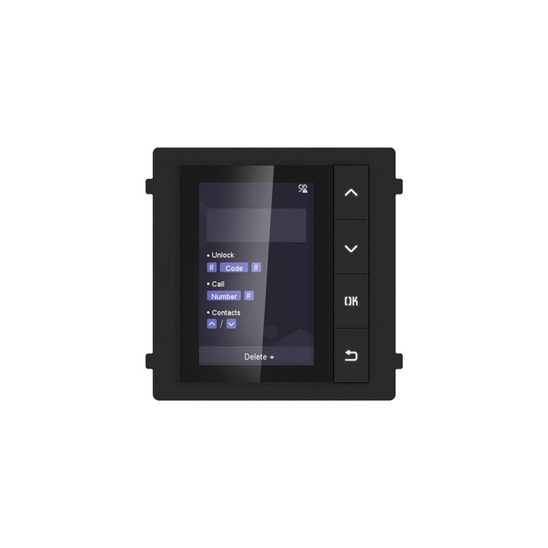Modul afisaj LCD TFT pentru Interfon modular - HIKVISION DS-KD-DIS