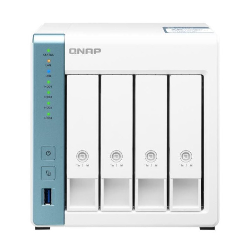 QNAP NAS 4BAY 1U AL-314 1.7GHZ 2GB 10G