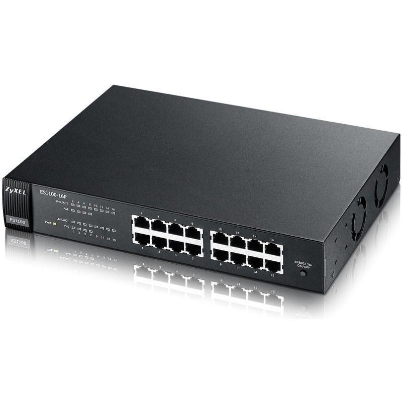 ZYXEL ES1100-16P 16-PORT POE SWITCH