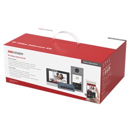 KIT videointerfon pentru o familie, Wi-Fi 2.4Ghz, monitor 7 inch - HIKVISION DS-KIS604-S