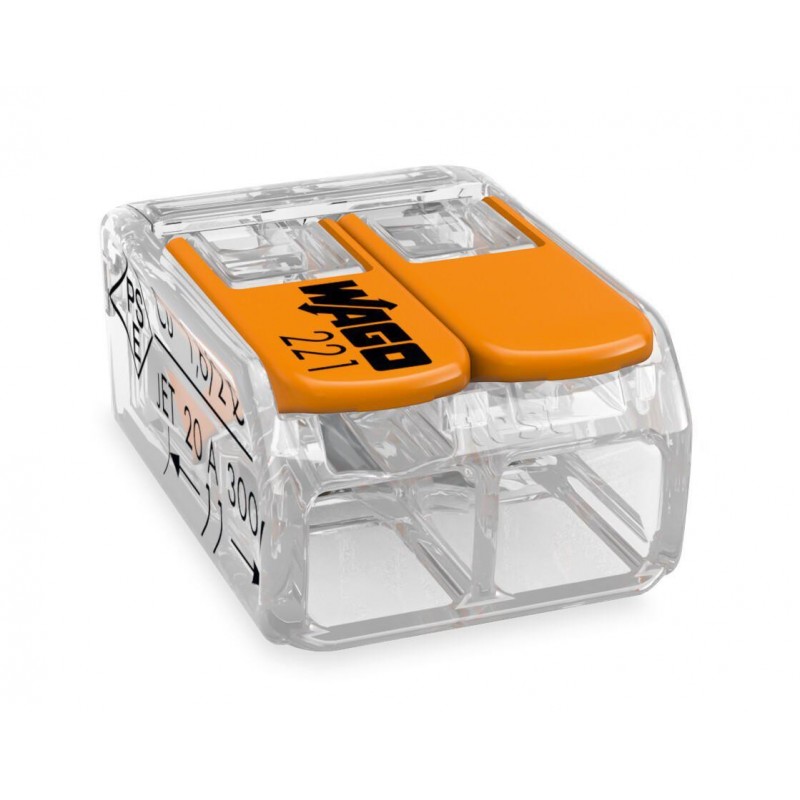 SET 100XCLEME WAGO 221,2 POLI X0.14-4MM2
