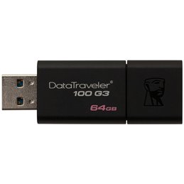 Kingston 64GB USB 3.0 DataTraveler 100 G3 (100MB/s read) EAN: 740617211726