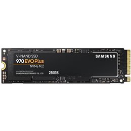SAMSUNG 970 EVO PLUS 250GB SSD, M.2 2280, NVMe, Read/Write: 3500 / 2300 MB/s, Random Read/Write IOPS 250K/550K