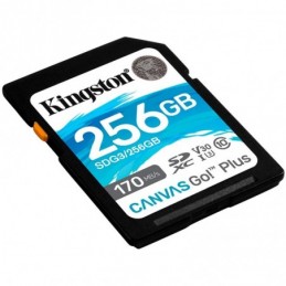 Kingston 256GB SDXC Canvas Go Plus 170R C10 UHS-I U3 V30 EAN: 740617301519