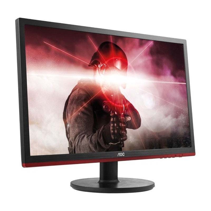 AOC Monitor LED G2460VQ6 Gaming (24.0'', 16:9, 1920x1080, TFT-LCD, 250 cd/m², 1000:1, 80M:1, 1 ms, 170/160°, VGA, DP, HDMI, Spea