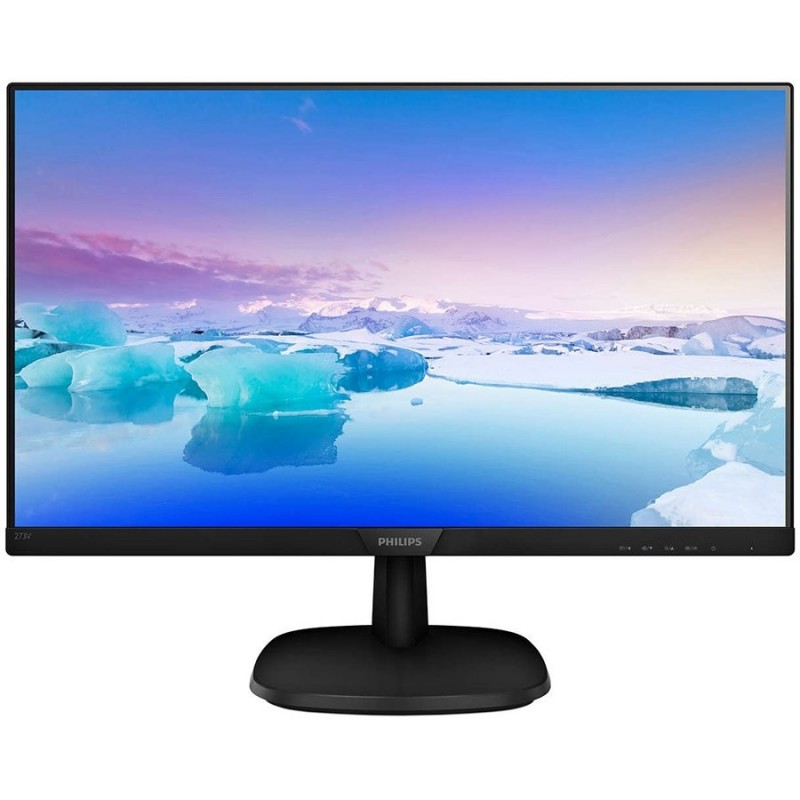 Monitor LED Philips 273V7QDAB/00, V-line, 27'' 1920x1080@60Hz, 16:9, IPS, 5ms, 250nits, Speakers 2W, Black, 3 Years, VESA100x100