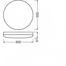 PLAFONIERA LED LEDVANCE 4058075062221