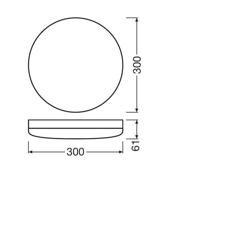 PLAFONIERA LED LEDVANCE 4058075062221