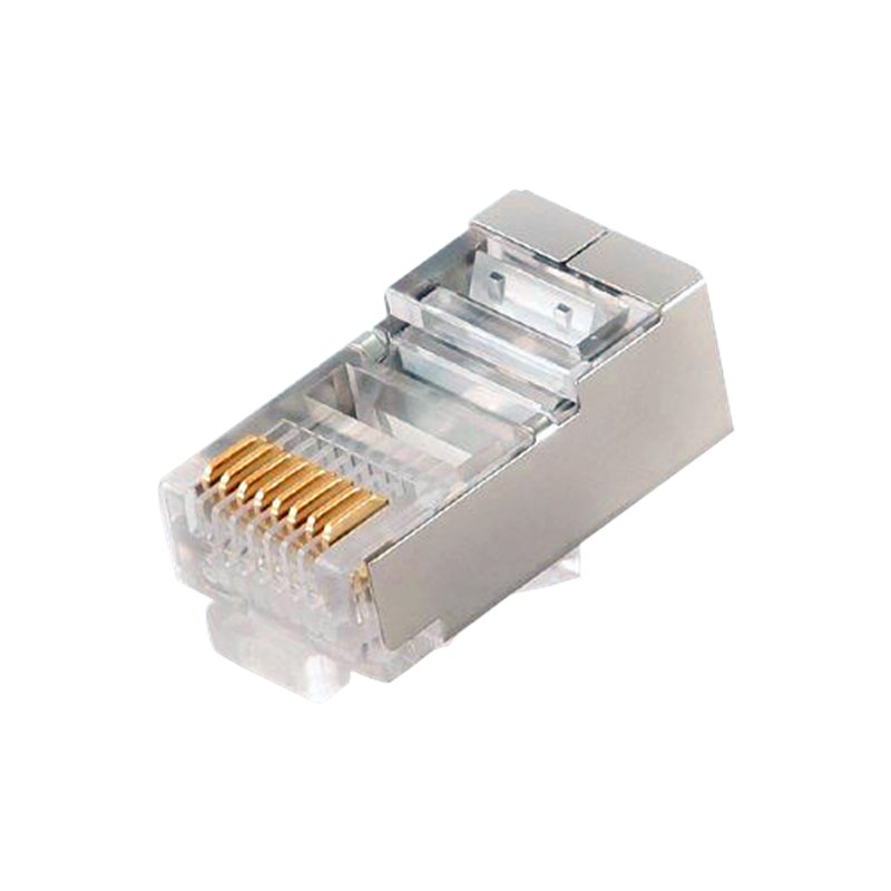 Mufa RJ-45 Cat.5e, ecranata, 100 buc. RJ45M-CAT5E