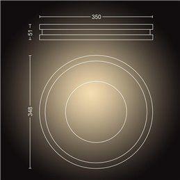 PLAFONIERA LED PHILIPS HUE BEING