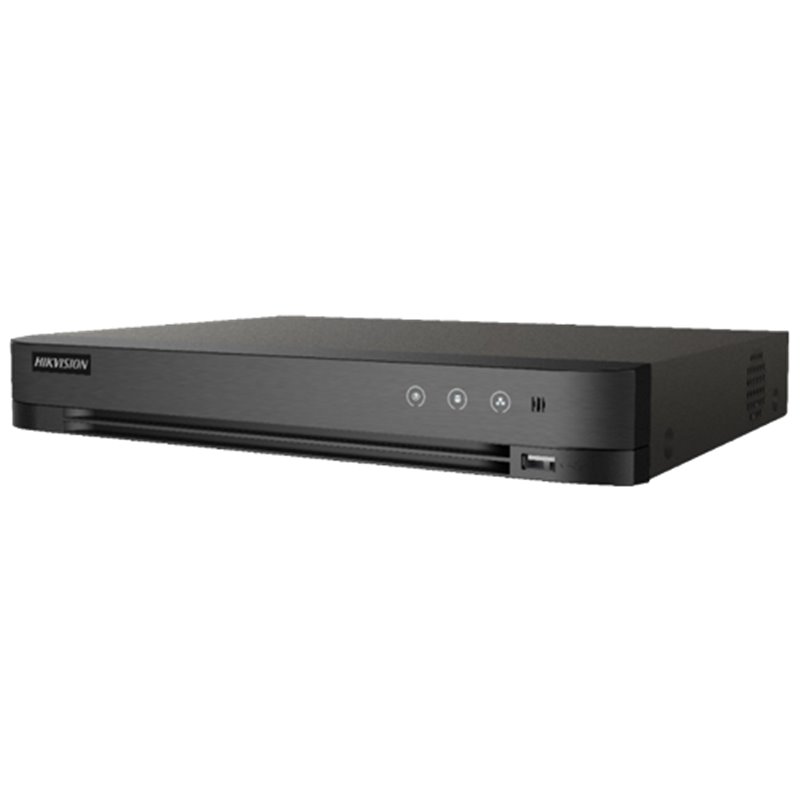 DVR AcuSense 8 ch. video 8MP, Analiza video, AUDIO HDTVI 'over coaxial' - HIKVISION iDS-7208HUHI-M1-S