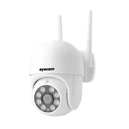 Camera IP Wireless Speed Dome Eyecam 2MP Audio Slot Card Pan/Tilt