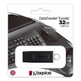 KS USB 32GB DATATRAVELER EXODIA 3.2 BK/W
