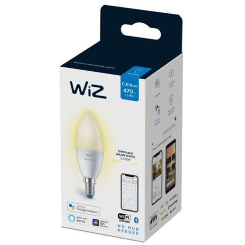 BEC LED PHILIPS WiZ DIMMABLE C37, E14
