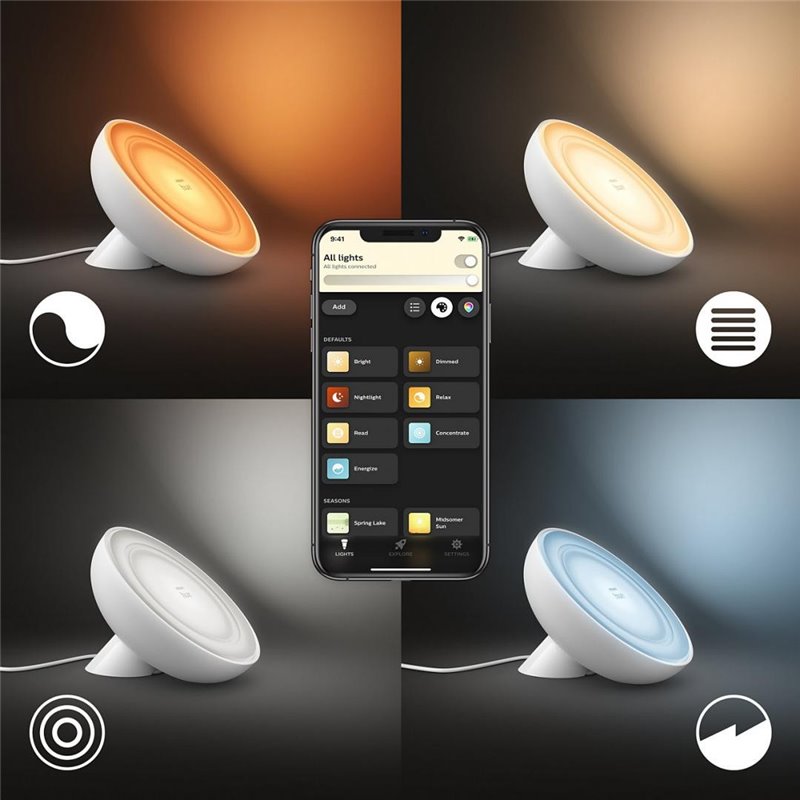 LAMPA LED DE MASA PHILIPS HUE BLOOM