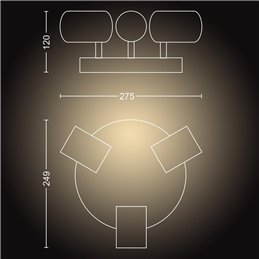 SPOT LED PHILIPS HUE ADORE PT. BAIE 3X5W