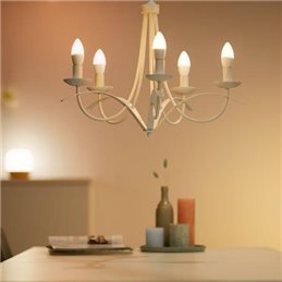 BEC LED PHILIPS WiZ WHITES C37  E14 4.9W