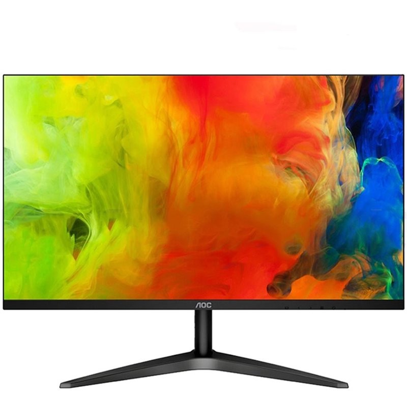 AOC Monitor LED 27B1H IPS  (27“, 16:9, 1920x1080, IPS, 250 cd/m², 1000:1, 20M:1, 7 ms, 178/178°, VGA, HDMI, Audio OUT, Tilt: -3.