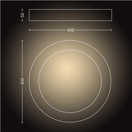 PLAFONIERA LED PHILIPS PENTRU BAIE ADORE