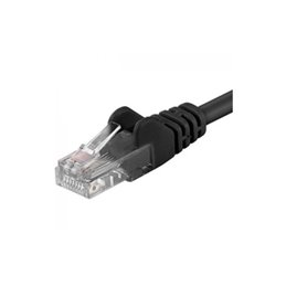 PACHCORD UTP RJ45 Cat.5e 0.25m NEGRU