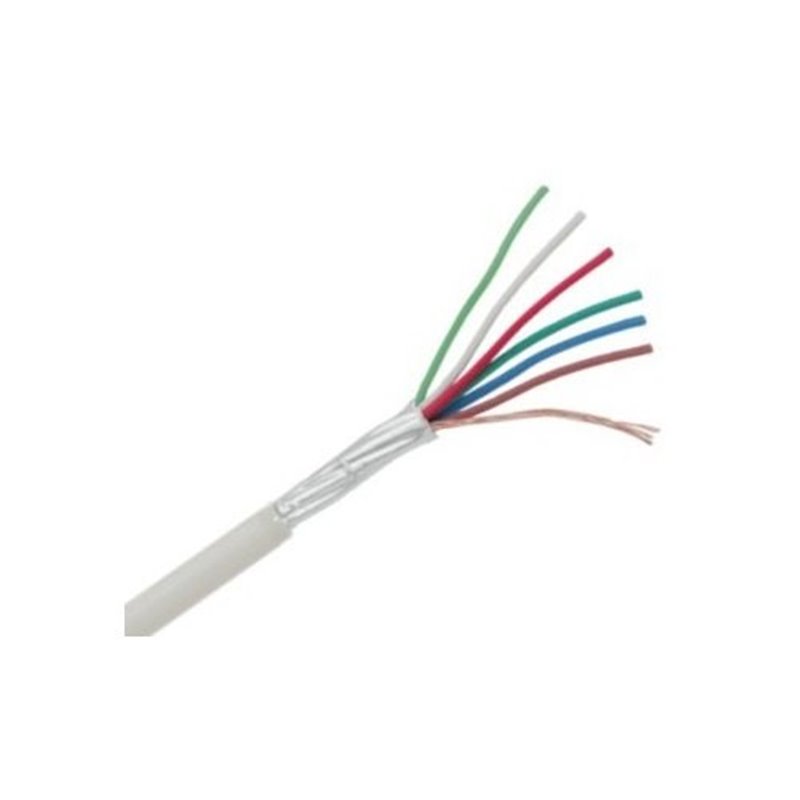 Cablu de alarma 6 fire, ecranate, 100m 6CAE22