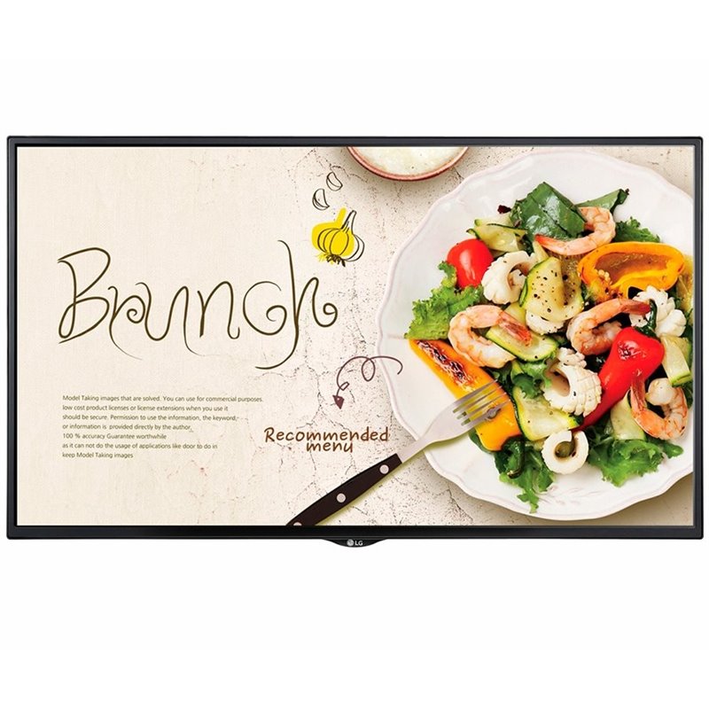 Monitor LED LG, 55SM5KE-B, 55", 1920x1080, 450cd/m2, Bezel:11.9mm(T/R/L),18mm(B), Depth:54mm, nterface : HDMI(3)/ DP/ DVI-D/ USB