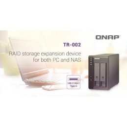 QNAP 2 BAY USB 3.1 GEN 2 TYPE C