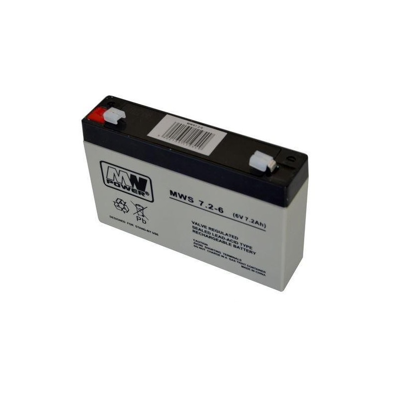 ACUMULATOR 7.2AH/6V MW POWER